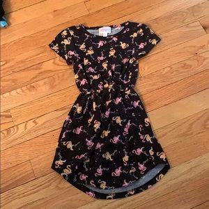 Lularoe 4T flamingo dress